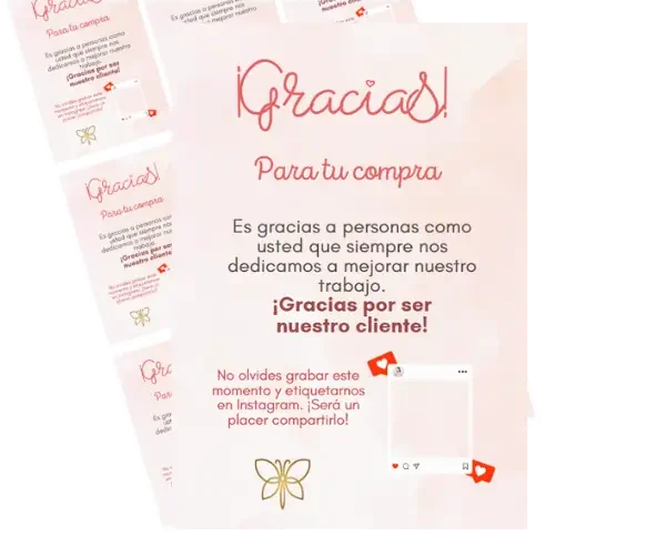 Carte de Remerciement